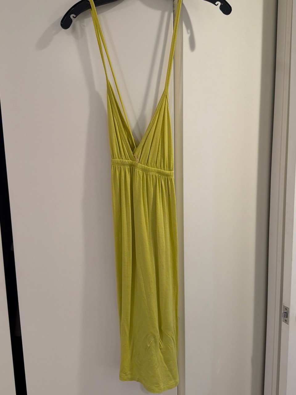 Lush Lime Green Spaghetti Strap Midi Dress